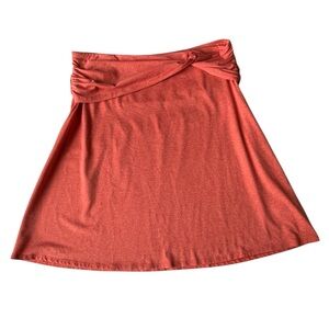 Patagonia Seabrook Skirt With Twist Detail at Waist,Spiced Coral Color, Large